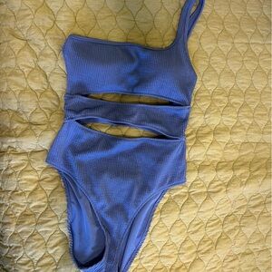 Aerie Blue One Piece Bathing Suit